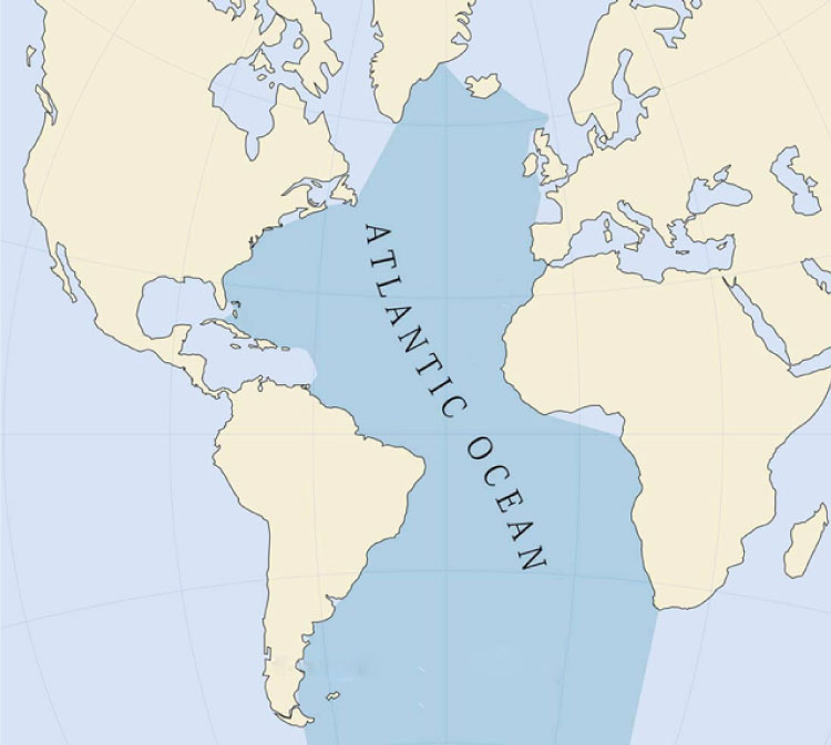 Bản đồ Đại Tây Dương