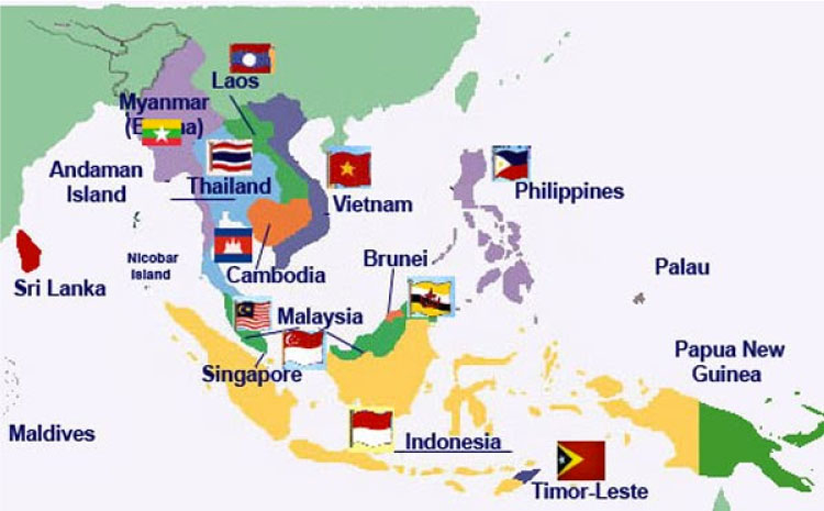 Cờ các nước Đông Nam Á
