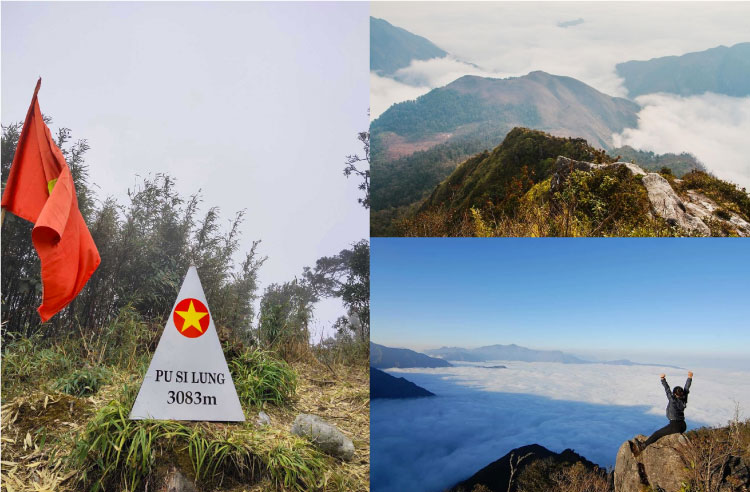 Ngọn núi Pu Si Lung là ngọn núi cao thứ hai của Việt Nam với độ cao 3083m