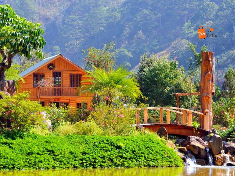 Villa giữa núi rừng và dòng sông tuyệt đẹp