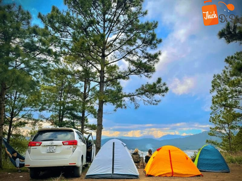 Địa điểm để cắm trại ở đâu?