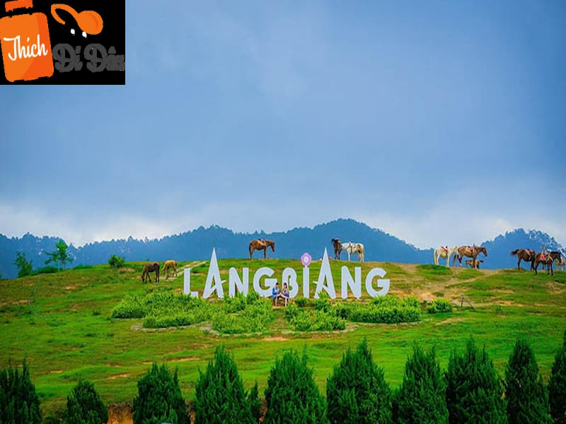 Núi Langbiang tại Đà Lạt 