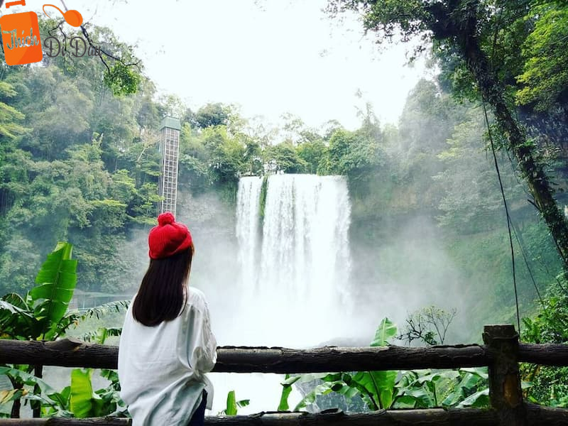 Thác nước Dambri là thác nước đẹp nhất Lâm Đồng
