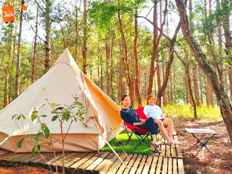 Lều trại của LuxCamp luôn sẵn sàng chờ đón du khách.